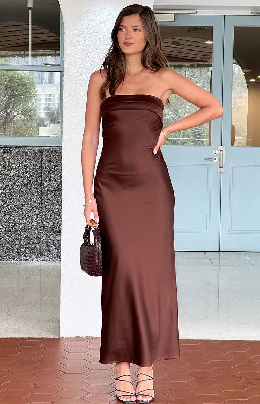 Stylish women’s clothing designed for comfort   Maiah Brown Maxi Dress
