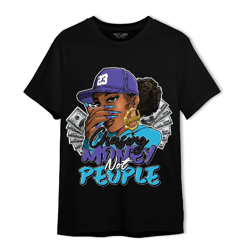 NastyJamz Aqua 6s T Shirt Match Melanin Chasing Money