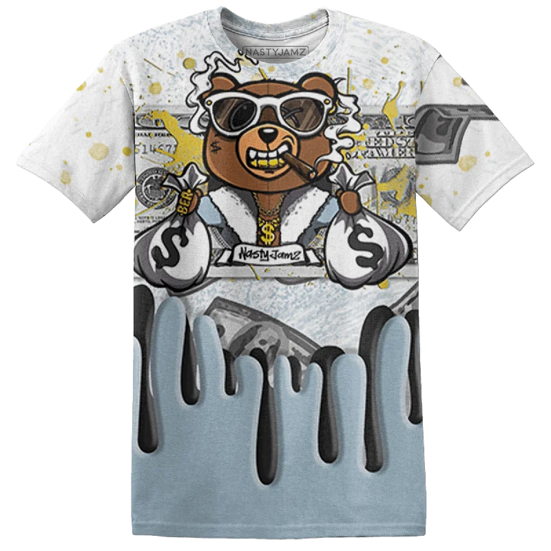 NastyJamz Blue Grey 13s T Shirt Match BER Dollar 3D All-Over Print