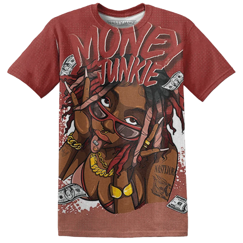 NastyJamz Dune Red 13s T Shirt Match Money Junkie 3D All-Over Print