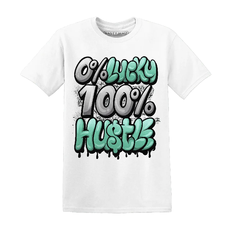 NastyJamz Green Glow 3s T Shirt Match Lucky Hustle