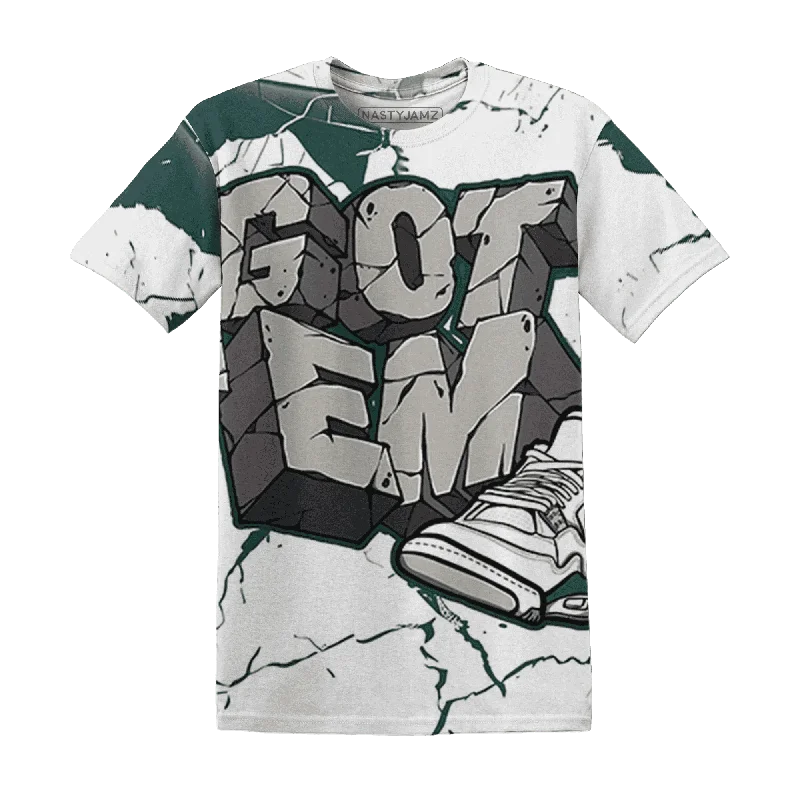 NastyJamz Oxidized Green 4s T Shirt Match Got Em 3D All-Over Print