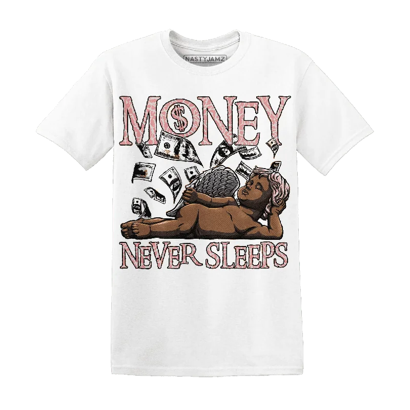 NastyJamz Red Stardust 3s T Shirt Match Money Never Sleeps