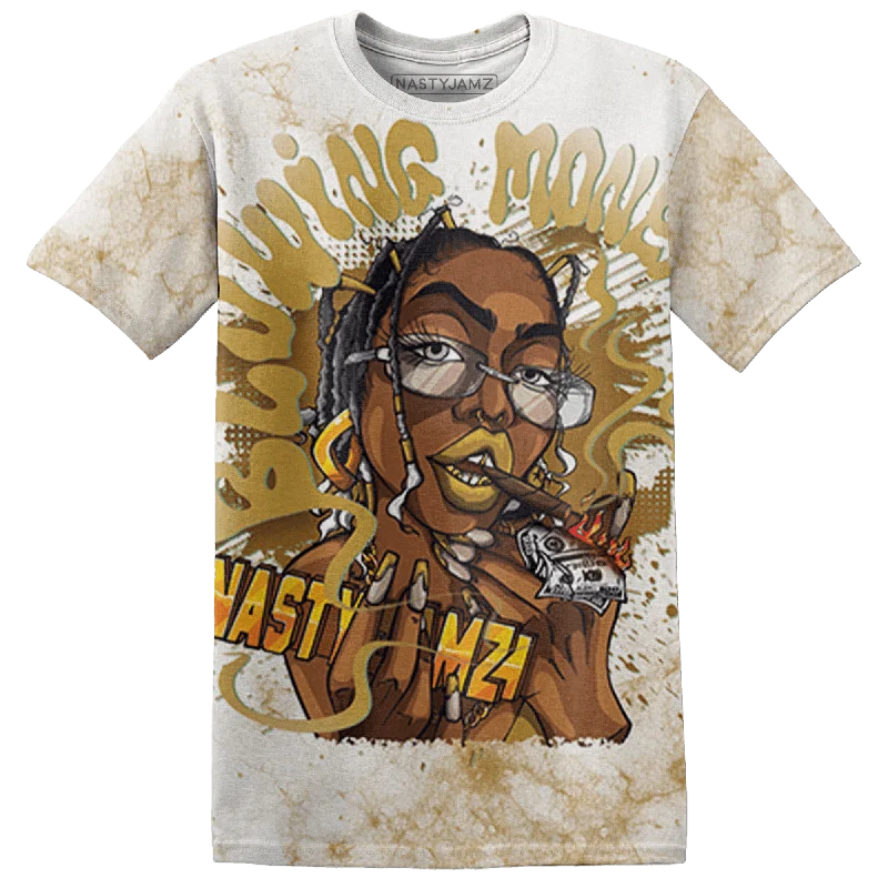 NastyJamz Wheat 13s T Shirt Match Blowing Money Fast Girl 3D All-Over Print