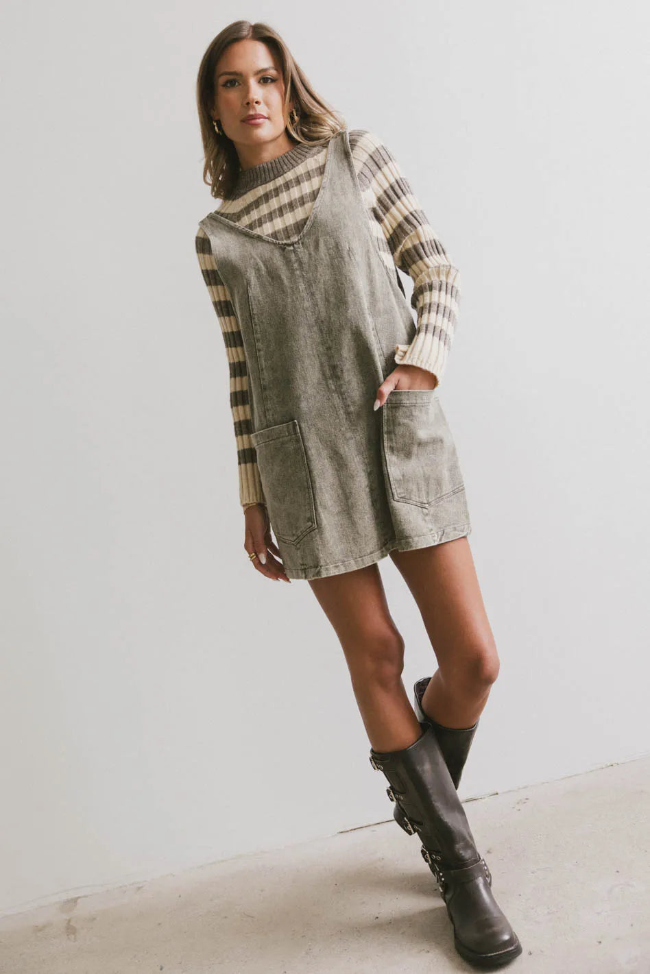 Soskia Denim Mini Dress